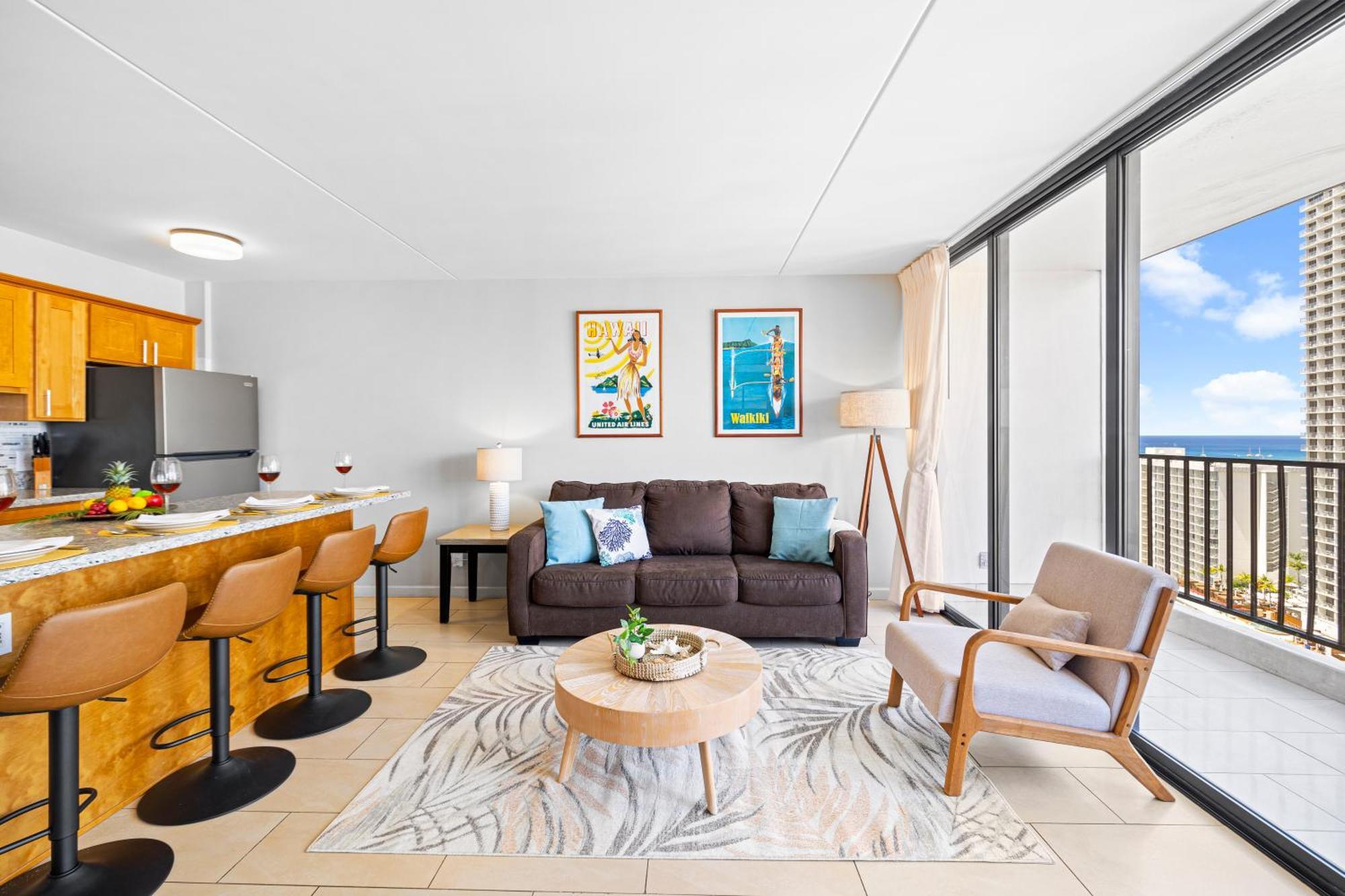 Great Ocean View Condo, Near Beach With Free Parking! Honolulu Exteriér fotografie