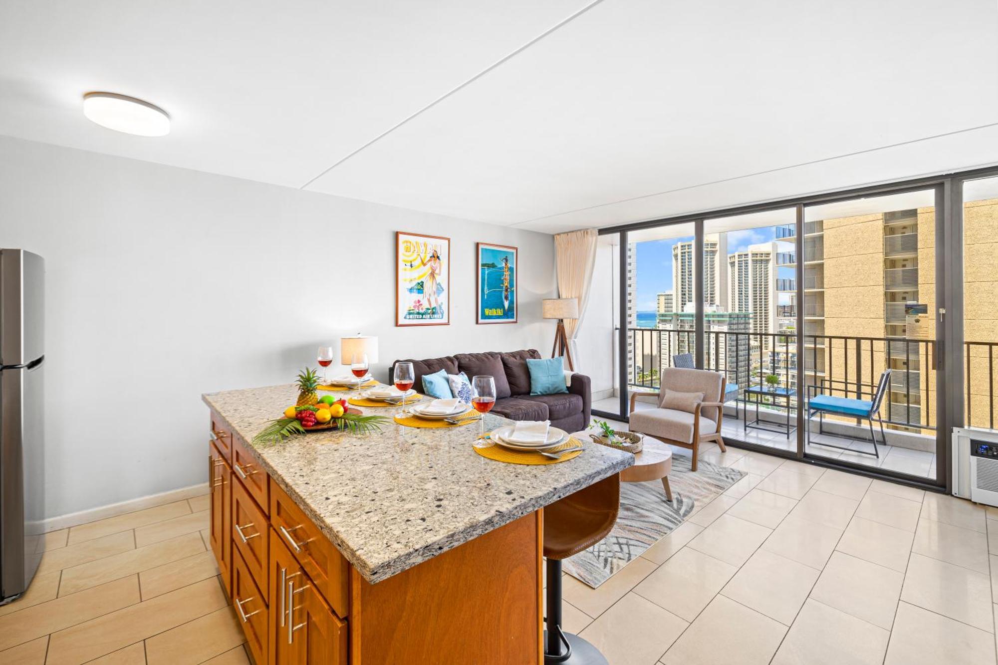 Great Ocean View Condo, Near Beach With Free Parking! Honolulu Exteriér fotografie