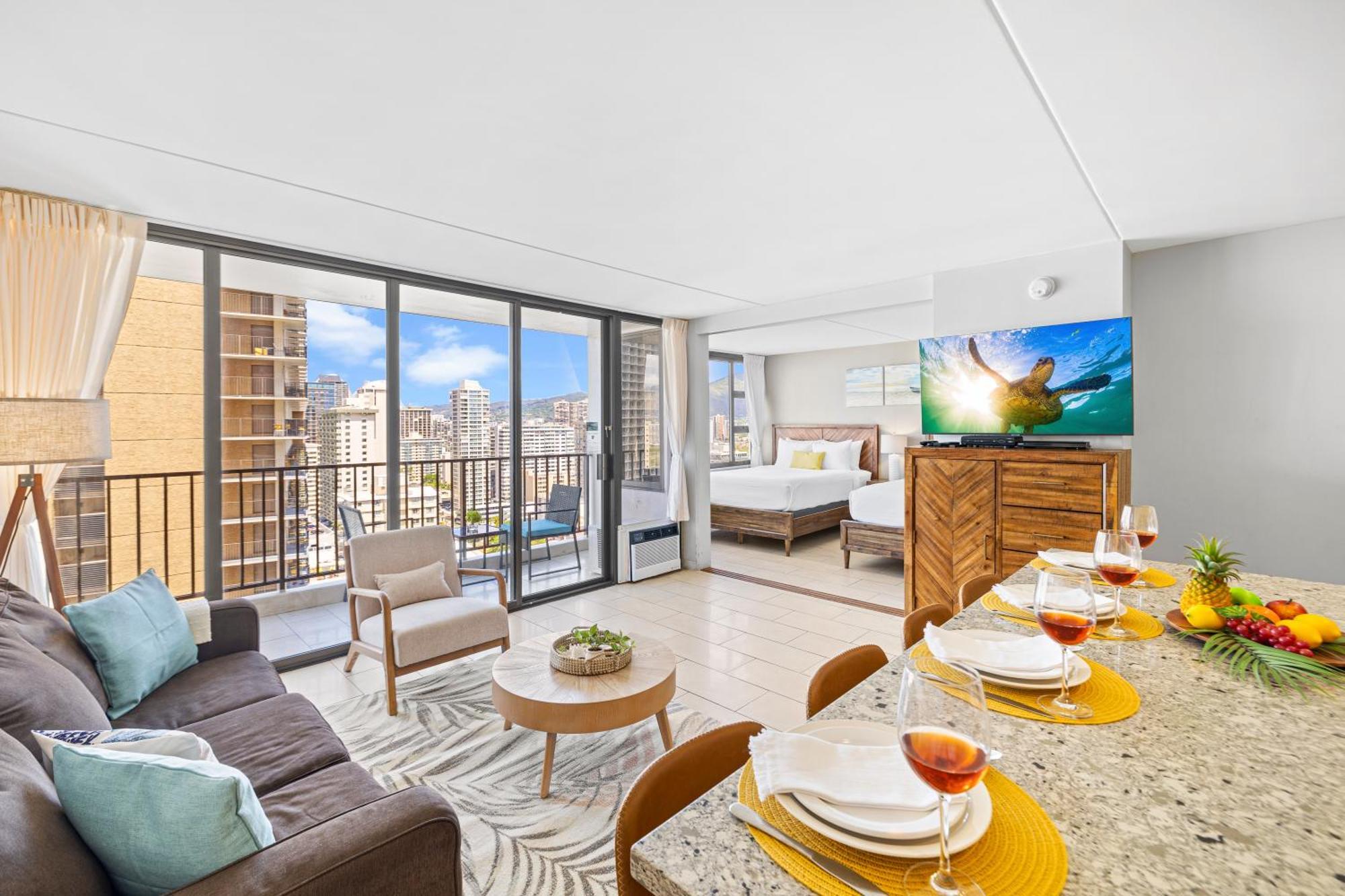 Great Ocean View Condo, Near Beach With Free Parking! Honolulu Exteriér fotografie